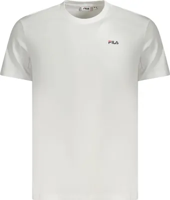 Produktbild von Herren Kurzarm T-Shirt Weiß aus Baumwolle mit Logo-Print
