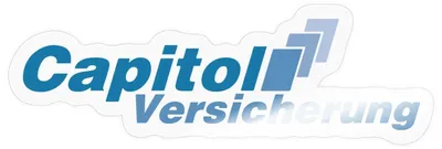 Produktbild von Spreadshirt Stromberg Logo Capitol Versicherung Sticker Aufkleber, 10 x 10 cm, Transparent glänzend