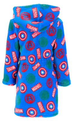 Produktbild von Avengers Kinder Jungen Bademantel Morgenmantel     , Farbe:Blau, Größe:104