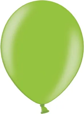Immagine prodotto di Palloncini 23 cm, verde lime metallizzato (1 confezione / 100 pezzi)