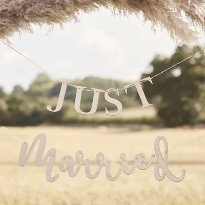 Produktbild von Girlande Just Married