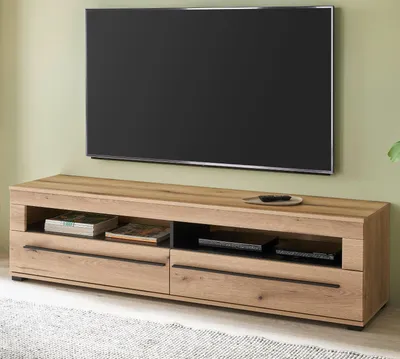 Produktbild von TV-Lowboard "Design-D" in Evoke Eiche TV Unterteil 180 cm, mit Soft-Close