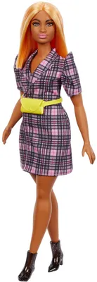 Obrázok produktu pre Bábika Barbie Fashionistas v šatách s puzdrovým rukávom, zdobiť bábiku