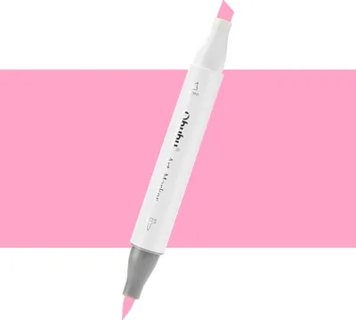 Obrázok produktu pre OHUHU obojstranný alkoholový popisovač Brush & Chisel, RV300 Tender Pink