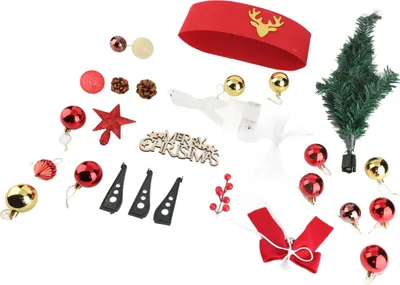 Image de Mini sapin de Noël en PVC k��nstable bureau décoratif petit avec topper étoile pour la décoration de la maison de vacances