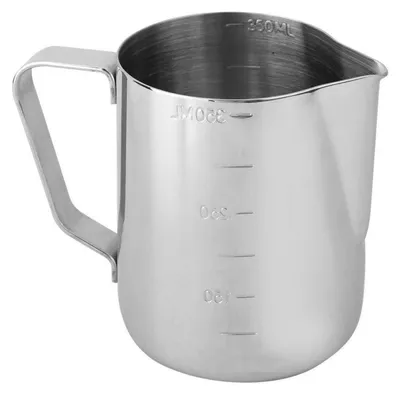 Obrázok produktu pre Nádoba na roztápanie vosku, nerezová oceľ, s rukoväťou, objem 350 ml
