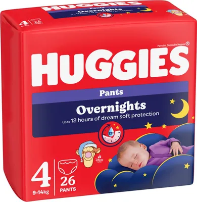 Image de HUGGIES Overnights Culotte vel. 4 (26 ks)