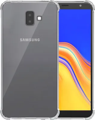 Image de Smartphonica étui de téléphone adapté à Samsung
Galaxy J6 Plus Transparent Shockproof - Coque antichoc TPU SIlicone
Coque arrière avec Bumper Transparent