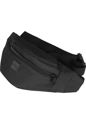 Obrázok produktu pre Urban Classics TB1692 | Taška cez rameno s dvojitým zipsom, jedna veľkosť - Farba: blk/blk - Veľkosť: Jedna veľkosť