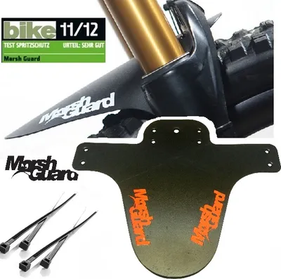 Produktbild von Marsh Guard Plus Mud Schutzblech Fender Schwarz/Logo Orange