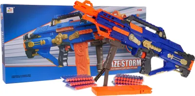 Produktbild von MEGA Blaze Storm Bullet Gun Blau