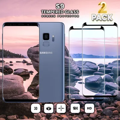 Obrázek produktu pro 2 balení Samsung Galaxy S9 - Tvrzené sklo 9H - Vysoce kvalitní 3D ochrana displeje