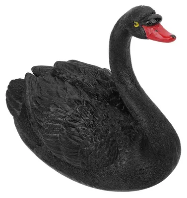Schwimmende Zwanen-Deko, 19,5 cm, Kunstharz, für Teich & Garten
