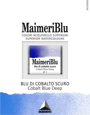 Produktbild von MAIMERI Blu Aquarellfarben Näpfchen 1,5 ml - Kobaltblau dunkel
