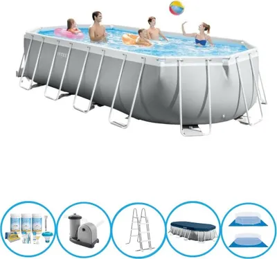 Zdjęcie produktu dla Intex Pool Prism Frame - Zestaw basenowy - 610x305x122 cm