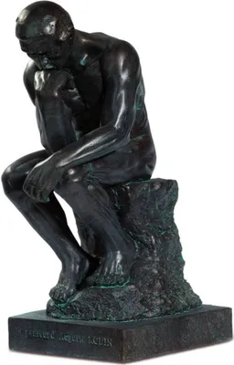 Produktbild von Der Denker 20cm bronze-patina nach Auguste Rodin