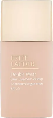 A product shot of a bottle of Estee Lauder Double Wear foundation.