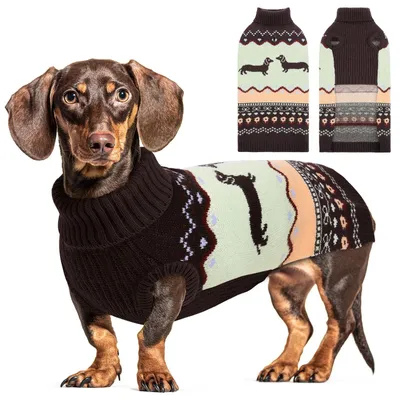 Immagine prodotto di Maglione per cani - Maniche lunghe - Marrone - Taglia XL