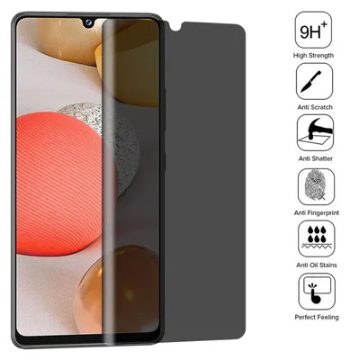 Produktbild von Für Samsung Galaxy A42 5G 3D LCD Display 0,2 mm H9 Privacy Hart Glas Schutz Neu