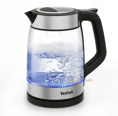 Produktbild von Elektrischer Wasserkocher Tefal Ki605830 aus Glas 2200W 1,7L LED 360°, Basis