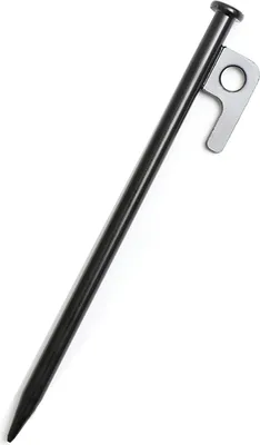 Image de Piquet de délimitation de terrain, diamètre 10 mm, pointe d'ancrage épaissie et allongée pour le camping, longueur 20 cm