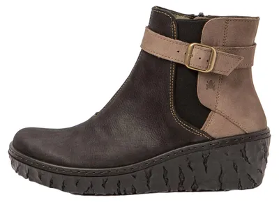 Produktbild von El Naturalista Stiefeletten Damen N5133 PLEASANT BLACK-PLUME / MYTH YGGDRASIL Farbe Schwarz
