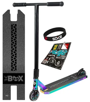 Imagen del producto de SOKE 1562. Patinete freestyle "The BOX" Kameleon, color