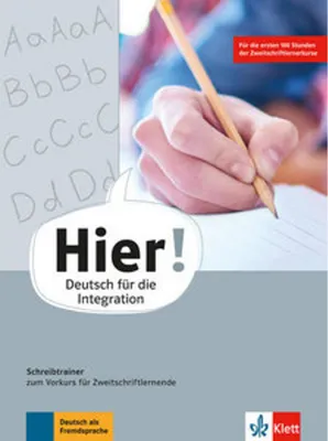 Produktbild von Hier! Schreibtrainer zum Vorkurs für Zweitschriftlernende