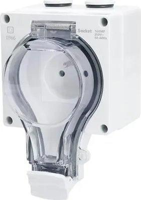Obrázok produktu pre Zásuvka Solight 5B350 IP66 biela