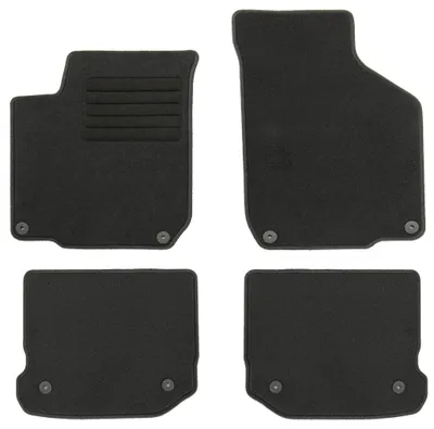 Fußmatten-Set für VW Golf 4 Limo + Variant, 06/2001-05/2003, 4-teilig, Schwarz