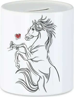 Produktbild von Pferd Spardose Pferdehufe Pferdeliebhaber Pferde Pferdeflüsterer Reiten Pony Hobbie Liebe Freiheit