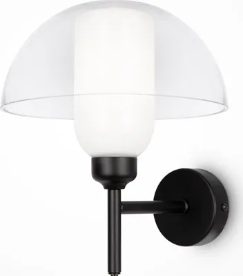 Produktbild von Moderne Wandleuchte Memory 1xE14 aus Glas Farbe Transparent  und  Metall    40W für Küche, Schlafzimmer, Wohnzimmer, Esszimmer, Lobby
