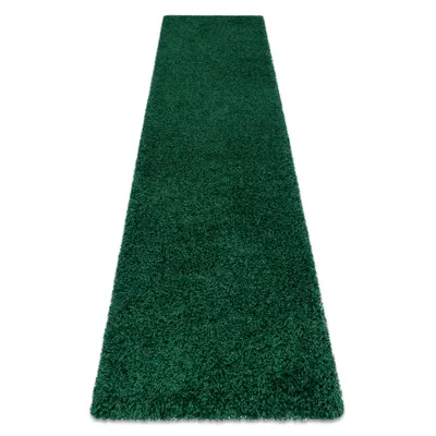 Obrázok produktu pre SOFFI chlpatý behúň 5 cm fľaša zelená - do kuchyne, predsiene, chodby, haly zelená 80x300 cm