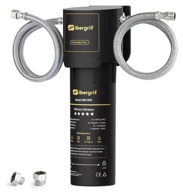 Untertisch-Wasserfiltersystem, NSF/ANSI 42, reduziert Chlor, Blei, 12.000 L