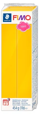 Produktbild von FIMO Mod.masse Fimo soft 454g sonnengelb