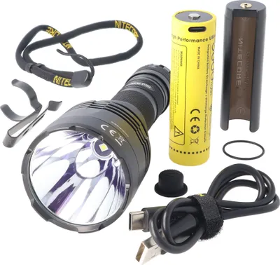 Obrázok produktu pre Nitecore NEW P30, Poľovnícka baterka, Čierna, Hliník, Tlačidlá, 2 m, 1 m