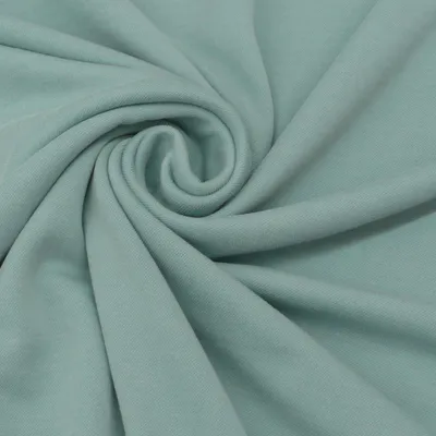 Produktbild von Bekleidungsstoff Meterware elastisch uni hellblau