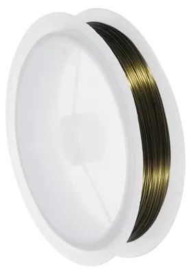 Kupferdraht 0,4 mm, Bronze, 27 m für Schmuck & Basteln