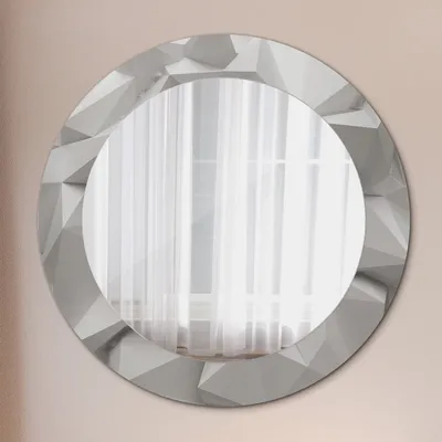 Produktbild von Ø60cm Modern Spiegel - Wandspiegel Wandmontage- Schlafzimmer - Blumen