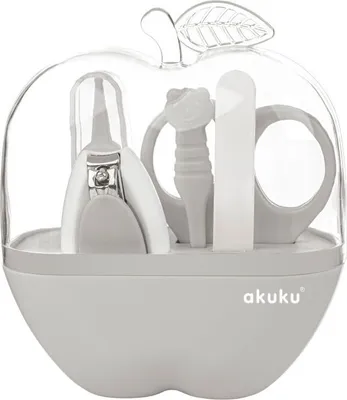 Image de Set de manucure pour enfants Akuku Apple grey