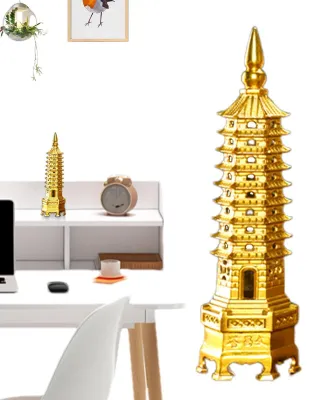Productafbeelding van Solidchoice - Metalen Toren Standbeeld voor Decoratie