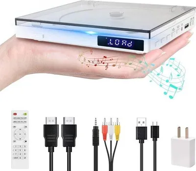Immagine prodotto di Lettore DVD compatto bianco 1920x1080 HDMI