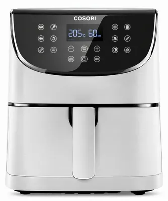 Heißluftfritteuse 5,5 l XXL, LED-Touchscreen, 13 Programme, 1700 W