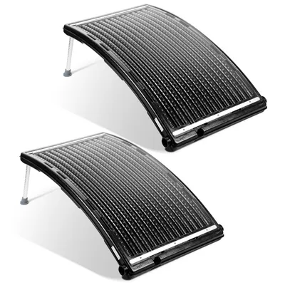 Produktbild von Yakimz solarheizung Schlauchanschluss mit 38 mm Durchmesser Fassungsvermögen bis zu 15 Liter Solar Poolheizung 2 Stück 110x69x14cm