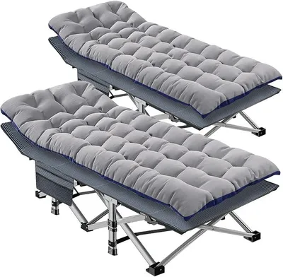 Imagen del producto de Cama plegable para exteriores, modelo 2, ideal para invitados, camping, con colchón