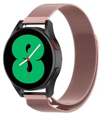 Produktbild von By Qubix Milanaise-Armband - Roségold - passend für Samsung Galaxy watch 7 / Galaxy Watch FE - 40 mm & 44 mm