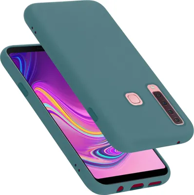 Produktbild von Cadorabo Schutzhülle für Samsung Galaxy A9 2018 Hülle in Grün Handyhülle Case Cover TPU Etui
