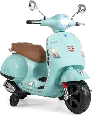 Image de Moto électrique pour enfants avec lumières LED, verte