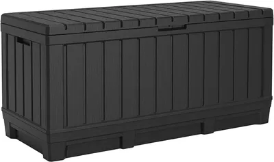 Image de Coffre de rangement pour jardin - 350 litres - Résistant aux intempéries et ventilé