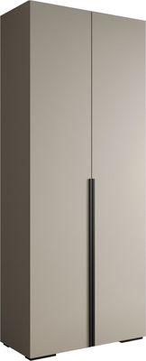 MEBLE KRYSPOL Inova 1 Schrank - 236,7x100x47cm - Kaschmir Kaschmir Schwarz